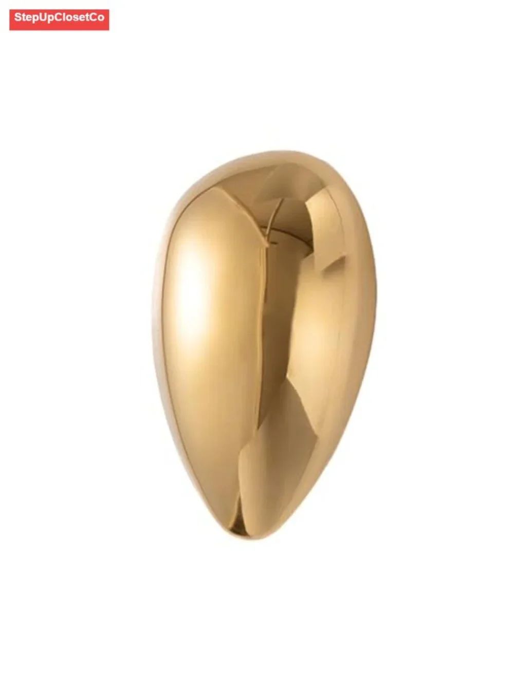 Geometric Teardrop Brooch Pin Women Alloy Metal Jewelry Gift